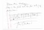 Autograph Letter by Darius Milhaud 