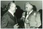 Vintage Photograph Of Leonard Bernstein And Francesco Siciliani , Composers