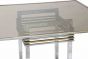 Vintage Chromed and Brass Table by Romeo Rega