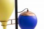 Yellow and Blue Stilnovo Lamp