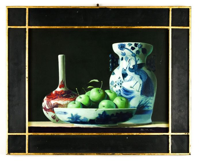 Still Life by Mirror - Contemporary Artwork