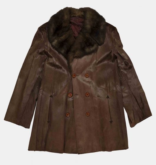 Vintage Shaved Mink fur Man jacket