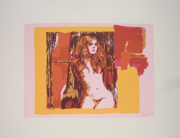 Crazy Horse No.7 - Front View of Nude Female by Nicola Simbari - Contemporary Artwork