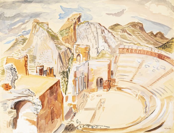 The Ancient Theater by Maria Elisabeth Wrede - Modern Artworks 
