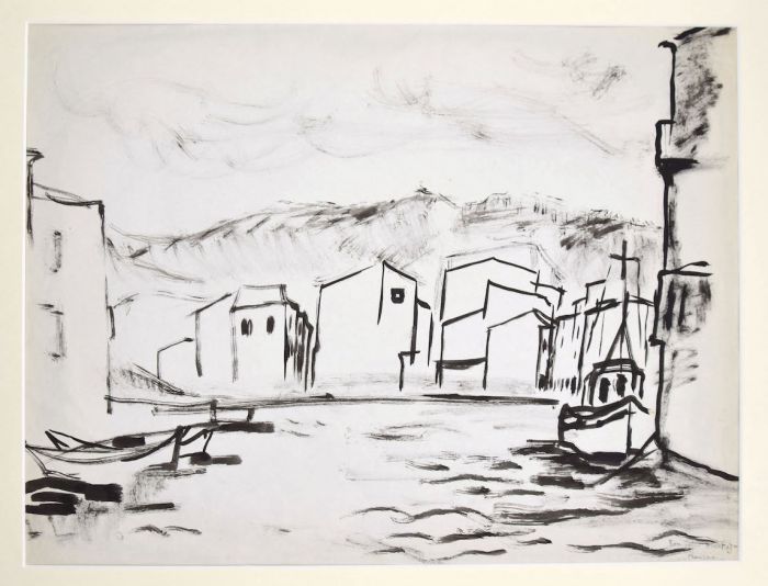 The Port by  Hausmann - Modern Artwork