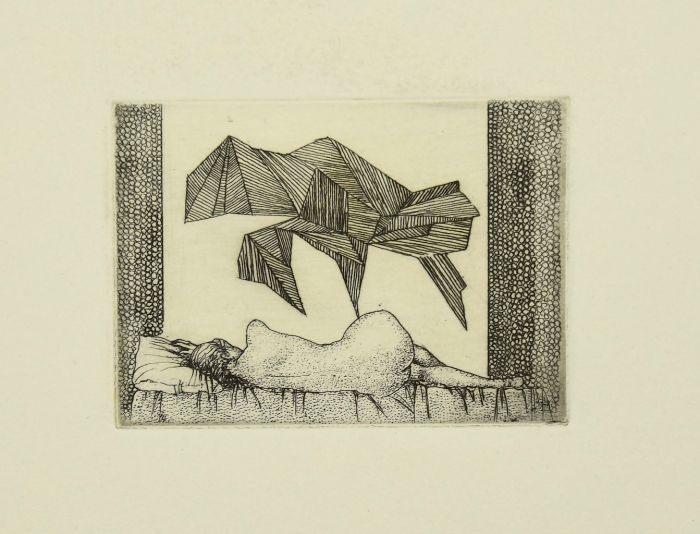 "Nude and Creature" by Leo Guida - Contemporary Artwork