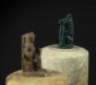 Pair of Marble and Stone Paperweight - SOLD