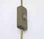 Vintage Brass Lamp Leaf