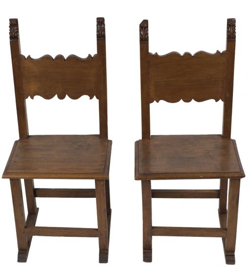Pair of Chairs and a Stool