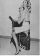 The Italian Actress Elsa Martinelli at the airport