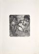 Black and White Nudes by Mino Maccari - Contemporary Artwork