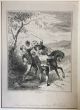 Phiz, Folling and Armstrong attacking Mr. Fairles, Browne Hablot Knight, Phiz, Charles Dickens, DSatire, Illustration, London, Bristol,  George Cruikshank,  John Leech,  David Copperfield, Pickwick, Dombey and his son, Martin Chuzzlewit, 