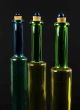 Vintage Colored Glass Bottles