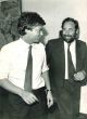 Claudio Martelli and Ottaviano Del Turco - Vintage Photograph