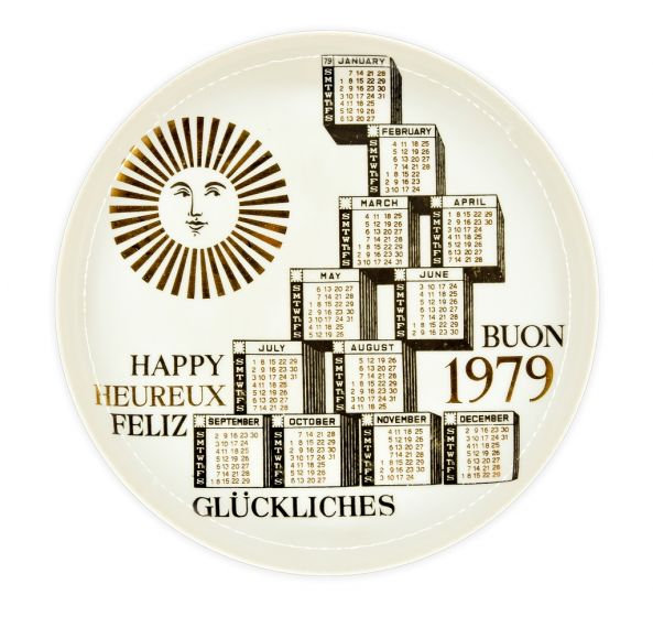 Buon 1979 Calendario by Piero Fornasetti -Decorative Design