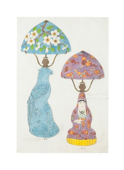 Oriental Lamps by Anonymous- Contemporary Artwork