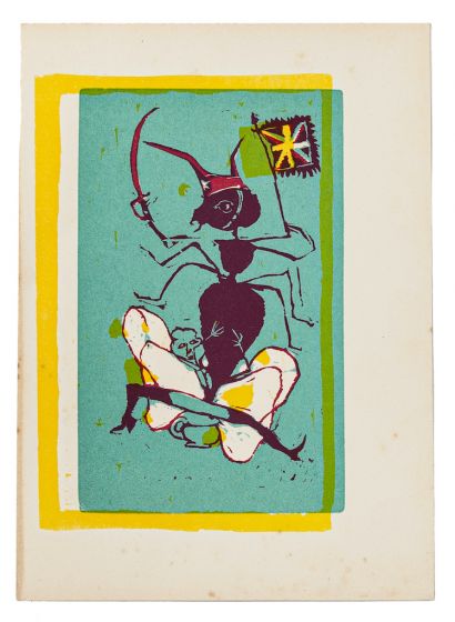 The Creatures by Mino Maccari - Modern Artwork