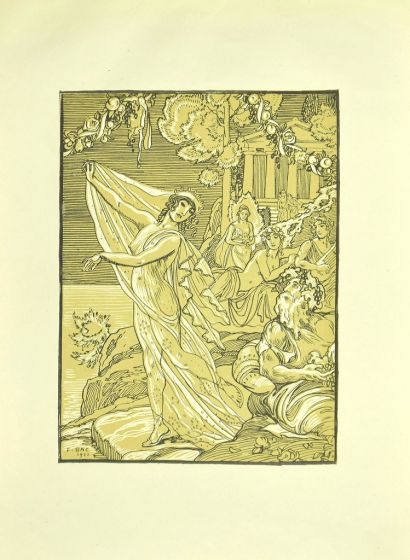 The Dancing Maenad by Ferdinand Bac - Modern Artwork 