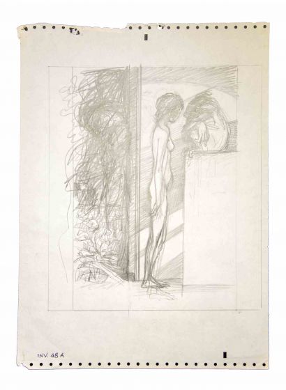Nude with Monkey