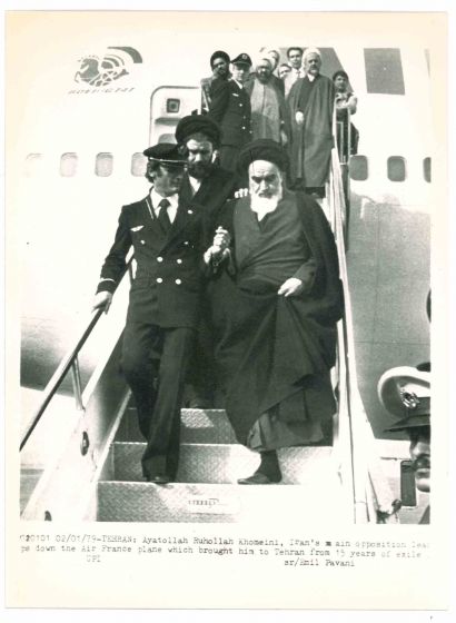 Khomeini Returning To Iran