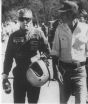 Paul Newman with Bob Sharp at Lime Rock.