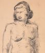 Sitting Woman by Paul Garin - Modern Artwork