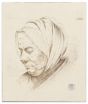 Visage de Femme by Ignace Joseph de Claussin - Modern Artwork