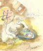 The Dream by Mino Maccari - Contemporary Artwork