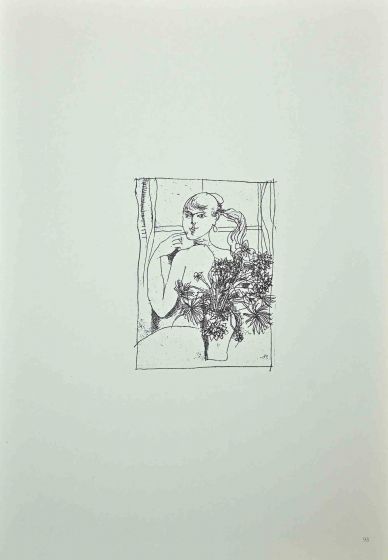 Woman with Flowers