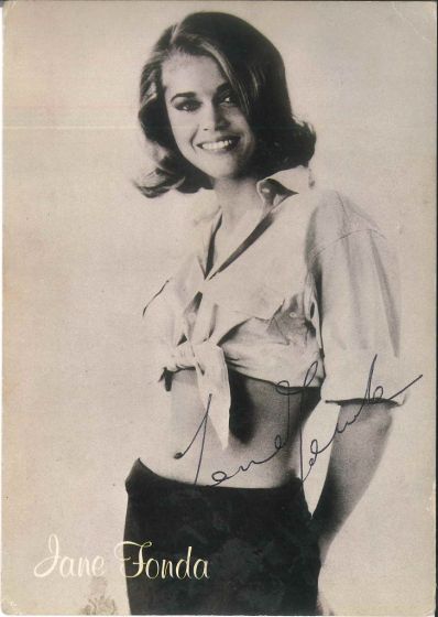 Fonda's Autograph by Jane Fonda - Photograph