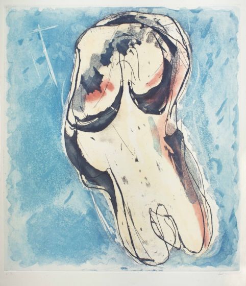 Surrealism, Surrealist, Artwork, Print, Etching, Jean Fautrier, Nu Fond Bleu,  art for sale, art, buy art online, prints, lithograph, online, artworks, artwork, etchings, etching, multiples, artists artwork, purchase artwork, original artworks, buy artwor