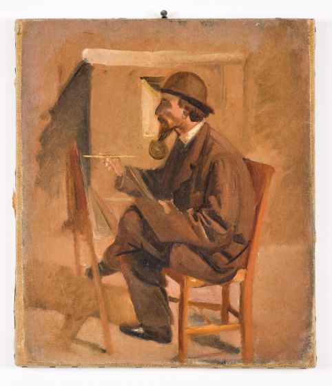 The Painter by Anonymous - Moder Artwork
