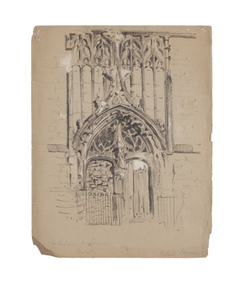 Portal of the Cathedral by Anonymous - Modern Artwork 