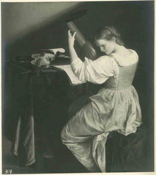 Vintage Photograph of Old Master Painting
