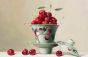 Cherries on Table