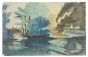 "Landscape" is an original drawing in watercolor on paper, realized by Jean Delpech (1916-1988). 