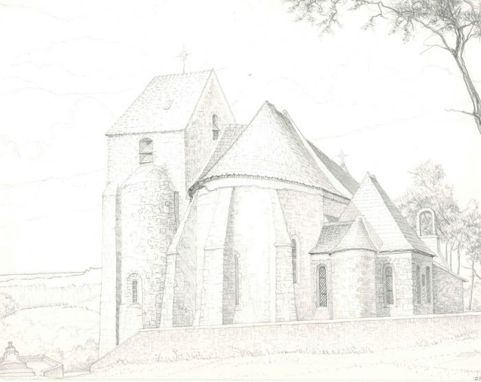 André Roland Brudieux - Rochefort-en-Yvelines - Modern Artwork