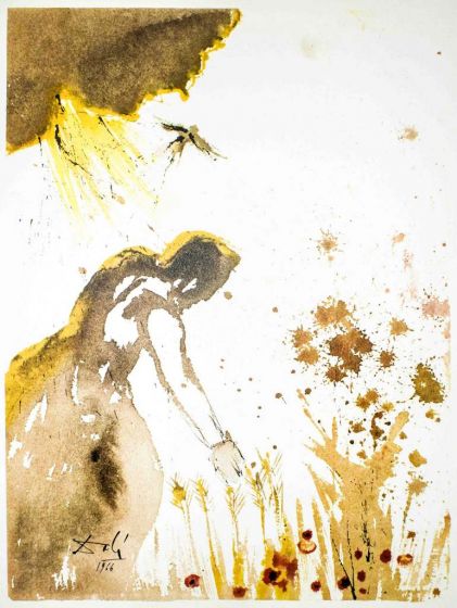 Fiat Voluntas Tua - From "Pater Noster" by Salvador Dalí - Modern Artwork