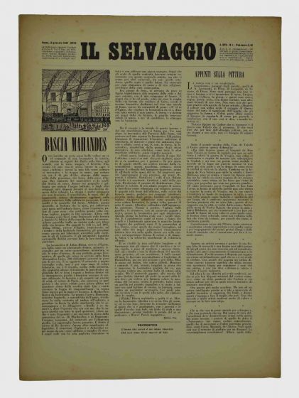 Il Selvaggio, No.1 1940