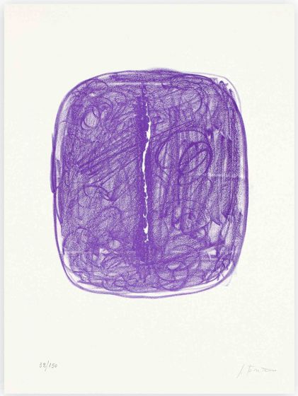 Space Concept (Concetto Spaziale) - Lucio Fontana - Contemporary Art