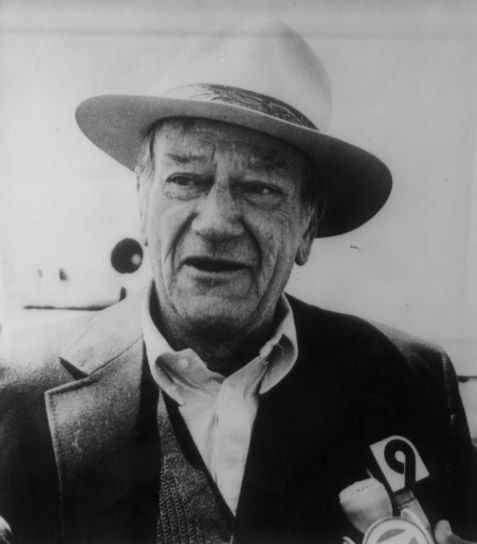 Portrait of John Wayne