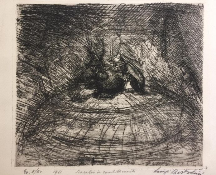 Scarabei In Combattimento byLuigi Bartolini - Modern Artwork