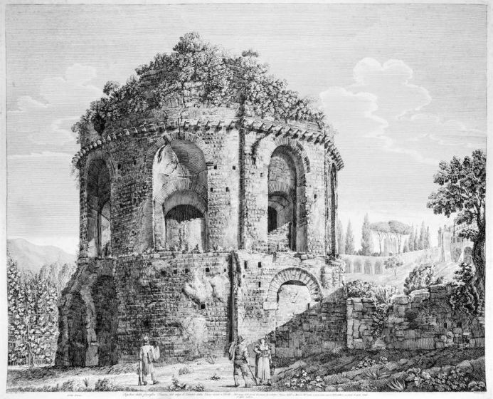 Luigi Rossini, Sepolcro della famiglia Tossia, Rome, 1826.