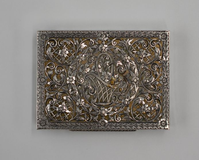 Silver Powder case by Anonymous - Decorative Objects