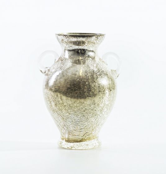 Cracked Glass Vase by Anonymous - Decorative Object
