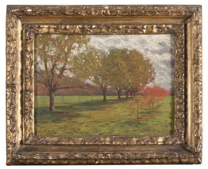 Landscape with Trees by Alberto Zardo - Modern Artwork