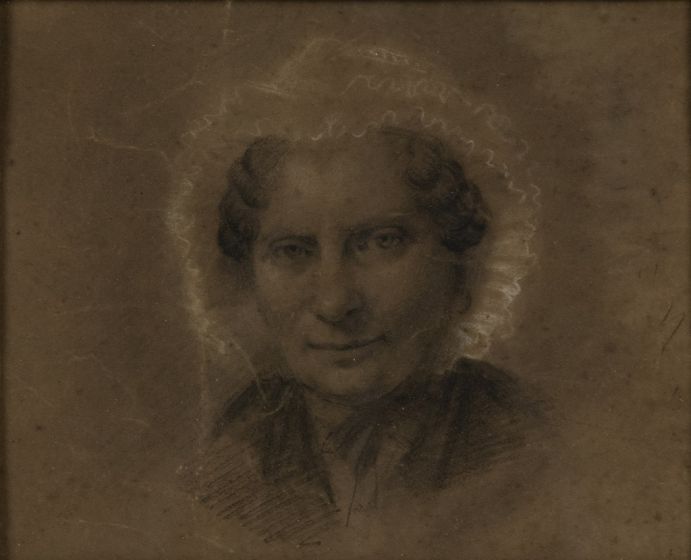 Portrait of an old woman by Anonymous - Modern Artwork