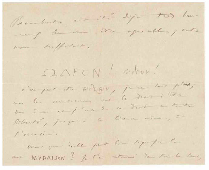 Autograph Letter by Camille Saint-Saëns - Original Manuscripts