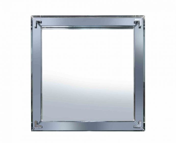 Vintage Square Mirror - Decorative Object 