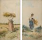 Farmers With Bundle Of Spikes By Artist XIX Century - Modern Artworks